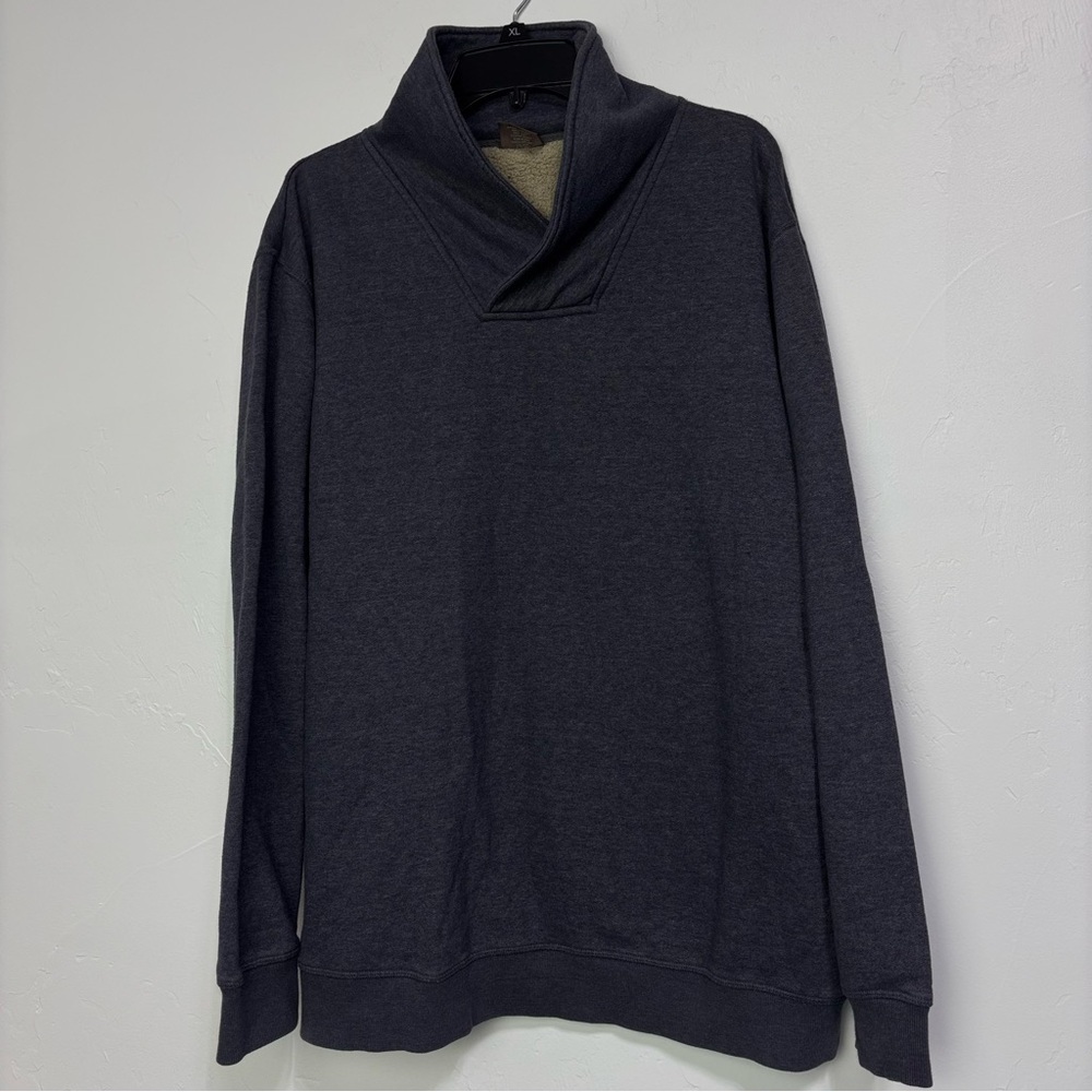 Great Northwest Collared Sweatshirt Pullover Men's XL Cotton Blend Warm Cozy